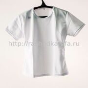 Модель 02. Футболка женская ХБ/ПЭ (O-ворот) р.58 (4ХL)  "Evolution"